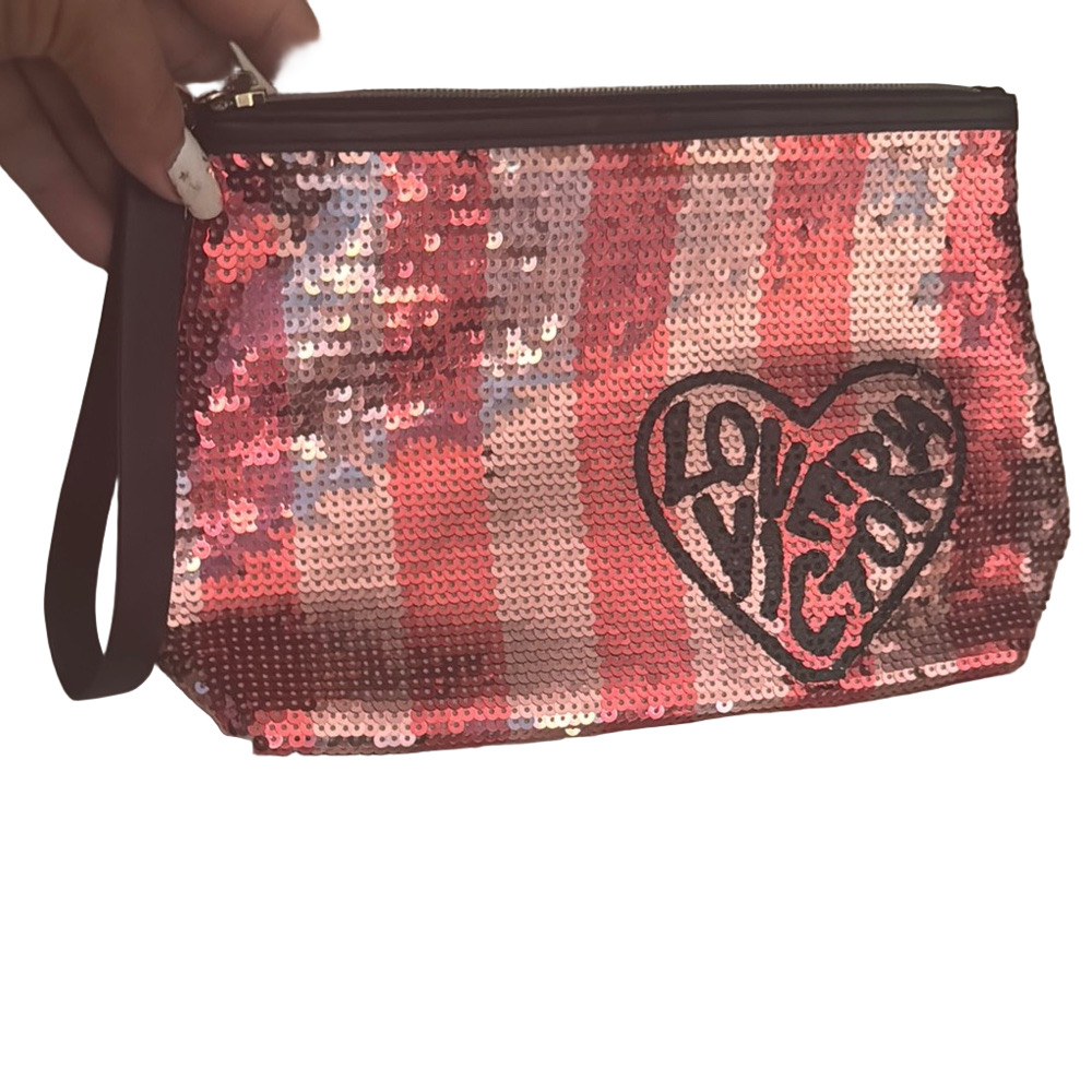 Victoria's Secret Sequin Cosmetic Bag